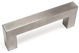 Epco Stainless Steel 3-3/4" (96mm) Center-to-Center Cabinet Pull (Brushed Stainless)