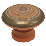 Exxel Decorative Hardware 1-7/8" (48mm) Olde World Cabinet Knob (Coral)