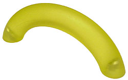 Exxel Decorative Hardware 3" (76mm) Center-to-Center Frosted Curved Cabinet Pull (Citrus)