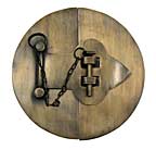 Handcrafted Hardware 6" (152mm) Latch (Antique Brass)