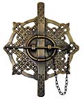 Handcrafted Hardware 9" (229mm) x 7-1/8" (181mm) Latch (Antique Brass)