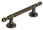 Handcrafted Hardware 3-1/2" (89mm) Cabinet Pull (Antique Brass)
