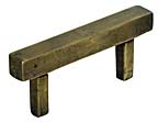 Handcrafted Hardware 1-7/8" (48mm) Center-to-Center Cabinet Pull (Antique Brass)