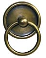 Handcrafted Hardware 1-5/8" (41mm) Cabinet Ring Pull (Antique Brass)