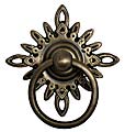 Handcrafted Hardware 3" (76mm) Star Cabinet Ring Pull (Antique Brass)
