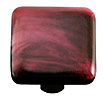 Hot Knobs Swirl 1-1/2" (38mm) Glass Cabinet Knob (Dark Cranberry Swirl)