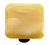 Hot Knobs Swirl 1-1/2" (38mm) Glass Cabinet Knob (Amber Swirl)