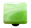 Hot Knobs Swirl 1-1/2" (38mm) Glass Cabinet Knob (Light Green Swirl)