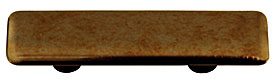 Hot Knobs Metals 3" (76mm) Center-to-Center Glass Cabinet Pull (Gold)