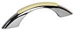 Lewis Dolin Retro 3" (76mm) Center-to-Center Pull (Buttercup Yellow/Polished Chrome)