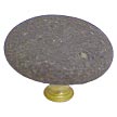 Natures Handles 2-1/4" (57mm) Large Cabinet Knob - River Rock (Brass)