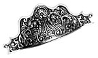 Notting Hill 3" (76mm) Center-to-Center Kensington Bin Pull (Antique Pewter)