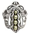 Notting Hill 2" (51mm) Pearly Peapod Cabinet Knob (Antique Pewter)
