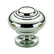 Omnia 1" (25mm) Solid Brass Cabinet Knob (Polished Chrome)