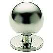 Omnia 1-3/8" (35mm) Solid Brass Cabinet Knob (Polished Chrome)