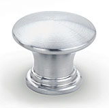 Acorn Philosophy 1-1/8" (29mm) Aristotle Cabinet Knob (Brushed Stainless Steel)