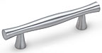 Acorn Philosophy 3-3/4" (96mm) Center-to-Center and 4" (102mm) Center-to-Center Cartesius Cabinet Pull (Brushed Stainless Steel)