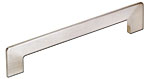 R. Christensen Edge 6-5/16" (160mm) Center-to-Center Cabinet Pull (Brushed Nickel)