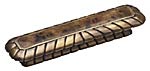 Symphony by Schaub 3" (76mm) Center-to-Center Rectangle Pull Cabinet Pull (Penshell Inlay/Estate Dover)