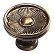 Symphony Designs by Schaub 1-3/8" (35mm) Sunburst Cabinet Knob (Estate Dover)