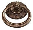 Symphony Designs by Schaub 2-1/4" (57mm) Sunburst Cabinet Ring Pull w/backplate (Hi-Lited Bronze)
