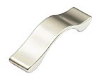 Schaub and Company Italian Designs Wave 2-1/2" (64mm) Center-to-Center Cabinet Pull (Satin Nickel)
