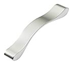 Schaub and Company Italian Designs Wave 6-5/16" (160mm) Center-to-Center Cabinet Pull (Matte Chrome)