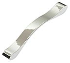 Schaub and Company Italian Designs Wave 7-9/16" (192mm) Center-to-Center Cabinet Pull (Polished Chrome)