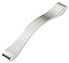 Schaub and Company Italian Designs Wave 7-9/16" (192mm) Center-to-Center Cabinet Pull (Matte Chrome)