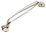 Schaub and Company Traditional Design Series 6" (152mm) Center-to-Center Cabinet Pull (Polished Nickel)