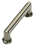 Schaub and Company Empire Series 4" (102mm) Center-to-Center Cabinet Pull (Antique Nickel)