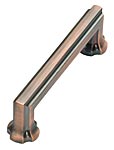 Schaub and Company Empire Series 4" (102mm) Center-to-Center Cabinet Pull (Empire Bronze)