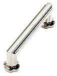 Schaub and Company Empire Series 4" (102mm) Center-to-Center Cabinet Pull (Polished Nickel)