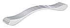 TopEx 7-9/16" (192mm) Center-to-Center Wave Cabinet Pull (Polished Chrome)