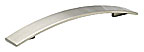 TopEx 6-5/16" (160mm) Center-to-Center Bow Shaped Cabinet Pull (Polished Satin Nickel)