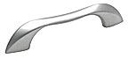 TopEx 3-3/4" (96mm) Center-to-Center Sharp Edge Cabinet Pull (Matte Nickel)