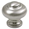Rusticware Crescent 1-1/8" (29mm) Cabinet Knob (Satin Nickel)
