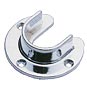 Epco Metal Open Flange Closet Rod Support - Accepts a 1-5/16" Rod - EACH (Polished Chrome)
