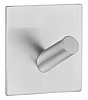 Smedbo Design 1-3/4" (44mm) Self-Adhesive Single Hook (Brushed Stainless Steel)