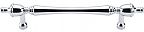 Top Knobs 7" (178mm) Center-to-Center Somerset Finial Appliance Door Pull (Polished Chrome)