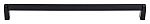 Top Knobs Amwell 24" (610mm) Center-to-Center Appliance Knurled Bar Pull (Flat Black)