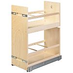 Century Cascade 10-3/8" (264mm) Wide Oil & Vinegar Pullout Base Organizer w/Soft-Close (Birch)