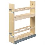 Century Cascade 5-3/8" (137mm) Wide Oil & Vinegar Pullout Base Organizer w/Soft-Close (Birch)