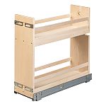 Century Signature 7-3/8" (187mm) Wide Short Height Base Organizer w/Soft-Close (Maple)