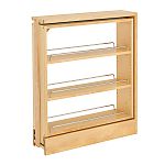 Rev-A-Shelf 	6" Natural Maple (3) Shelf Pullout Organizer for 9" Base Cabinets