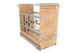 Rev-A-Shelf 8" Pullout Wood Foil Wrap/Tray Divider Cabinet Organizer w/BLUMOTION Soft-Close Slides