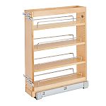 Rev-A-Shelf Maple Pullout Organizer w/ BLUM Soft-Close for 9" Vanity Base Cabinets