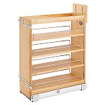 Rev-A-Shelf 8" Pullout Wood Base Cabinet Organizer w/ BLUMOTION Soft-Close Slides and SERVO-DRIVE