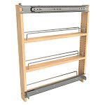 Rev-A-Shelf Wood 3" (76mm) Wide Spice Holder Sidekick for 448-BCSC Series