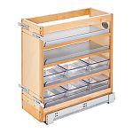 Rev-A-Shelf 8" x 20" H Wood Pullout Vanity Base Organizer w/ BLUMOTION Soft-Close Slides